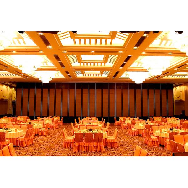 Training Room Folding Partitions , Acoustic Folding Partition For Hotel Banquet Hall