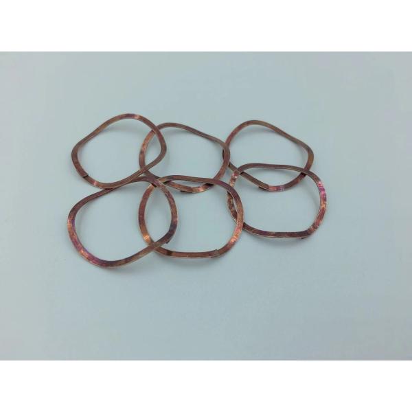 Buy Customized Flat Wire Compression Overlapping Wave Spring Washers Sizes at wholesale prices