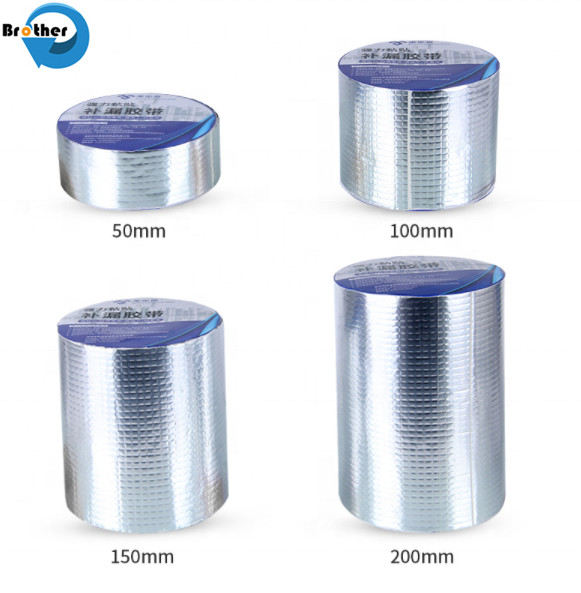 Buy Aluminum Surface Waterproof Membrane Butyl Rubber Roof Waterproof Tape at wholesale prices