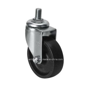 Quality 62mm Bolt Bearing Edl Mini 2.5&quot; Threaded Swivel Po Caster Wheel 26325-03 for Handling for sale