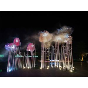 School Mirror Fish Stainless Steel Sculptures Polished Customized