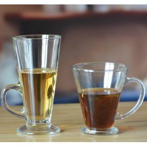 Irish Style Machine Made Crystal Whisky Tumblers With Handle