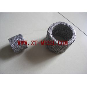 Shock Absorption Compressed Knitted Wire Mesh filter φ2-500mm Flatten Type