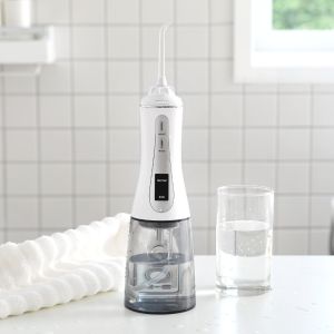 Quality Rechargeable Cordless Water Flosser Teeth Cleaner With LED Display for sale