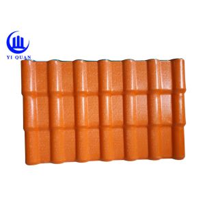 China Wave ASA Coat Plastic ASA Sythetic Resin Roof Tile Wholesale on sale