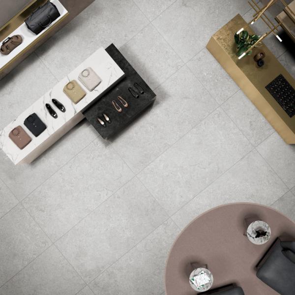 Firebrick Function Matte White Wood Finish Porcelain Tile Stone Tile for Wall and Floor