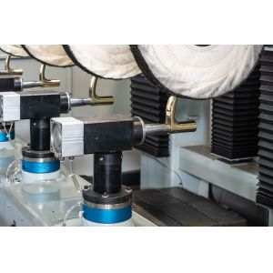 Two Stations Automatic Polishing Machine For Metal Faucets Surface