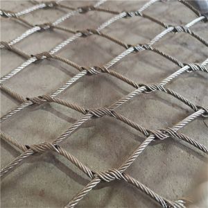 Custom-made Stainless Steel Wire Rope Mesh Zoo Mesh for Parrot Aviary Nets