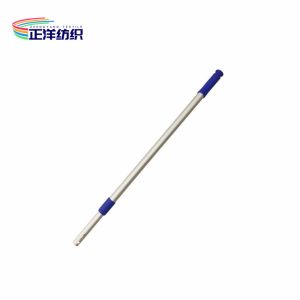 25mm Aluminum Mop Stick 178cm Length Silver Collapsible Mop Handle