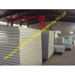 Exterior Polyurethane Foam Sandwich Sheetsl For Refrigeration House