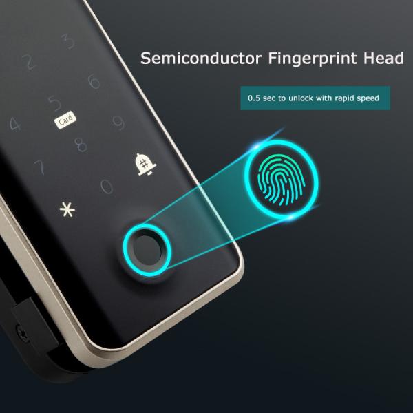 Villa Face Id Smart Lock ROHS Automatic Door Lock For Apartment