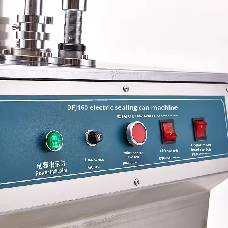 Automatic Beverage Coffee Soda canning machine Vertical Can Sealer Tin can