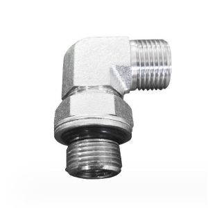 1CG9 Metric Thread Stainless Steel Elbow Bite Type Pipe Tube Adapter Combination