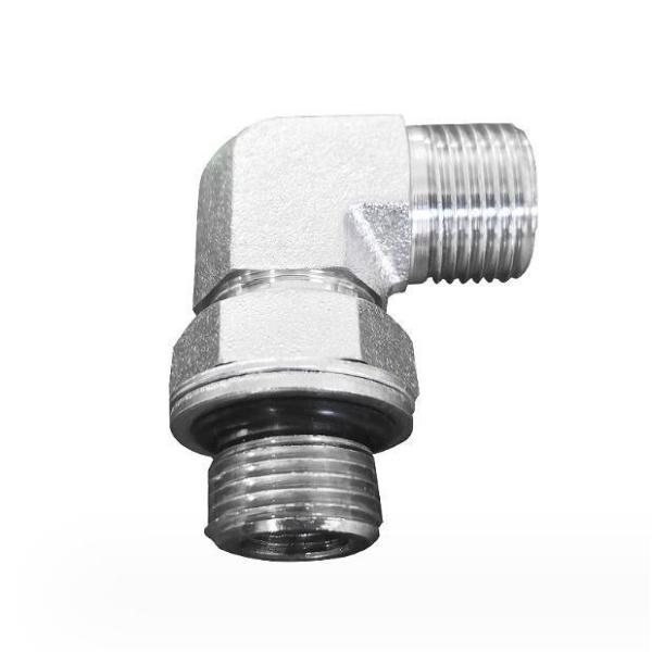 1CG9 Metric Thread Stainless Steel Elbow Bite Type Pipe Tube Adapter Combination