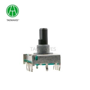17mm Plastic Rotary Multi Way Shaft Switch Standard