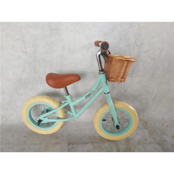 Steel Fork and Frame Balance Bike for Children 3-5 Years Old Blue Color 12 Inch