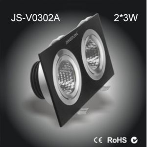 Quality 2*3W square Epistar COB led bold lamp Venture lamp for sale