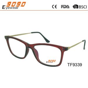 New arrival and hot sale of TR90 Optical frames,metal temple,suitable for women