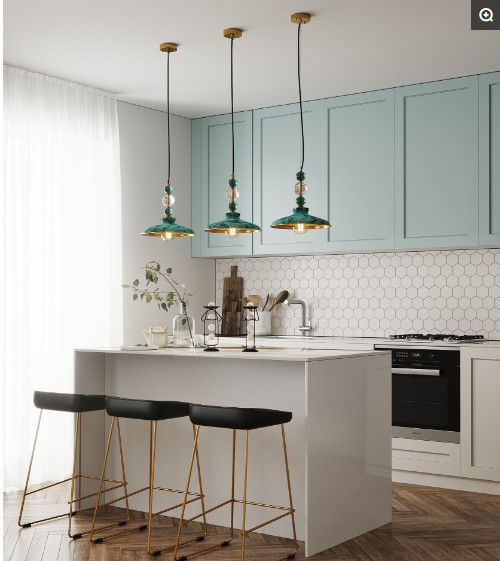 20mm Oak Modern Modular Kitchen Cabinets Muebles Cocina For Villa Use