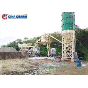 Precast Wet 0.75m3 Portable Concrete Mixing Plant Ready Mix Concrete Batching