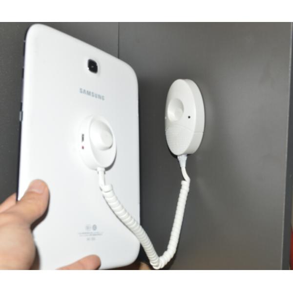COMER tablet pc security magnetic stand anti-theft alarm wall mounting bracket with charging