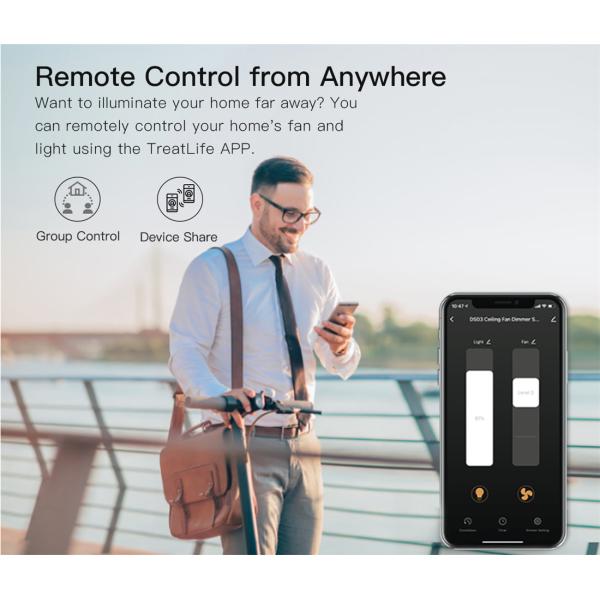 Wi-Fi Fan&Dimmer Switch