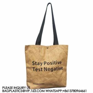 Untearable Washable Promotional Recycled Custom Logo Printed Waterproof Washable