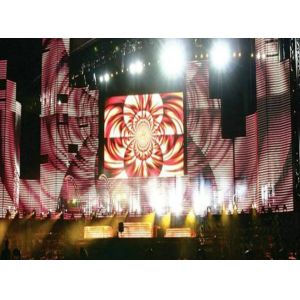 Mall Rental Screen Suspended LED Stage Backdrop COB P2 HD 128*64 Resolution