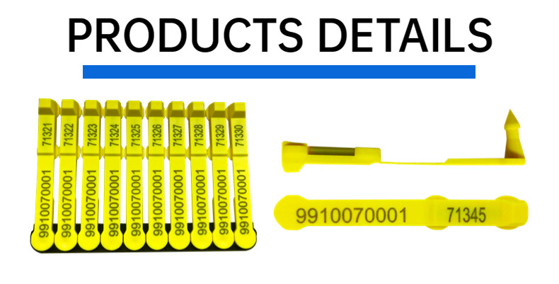 80mm*12mm*20mm Sheep Ear Tags With White And Yellow Design Custom Ear Tags For Goats