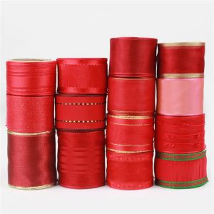 Wholesale Personalized ribbon silk gold ribbon sari silk ribbon