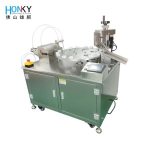 Full Electric Control Automatic Small Bottle Reagent Filling And Capping Machine