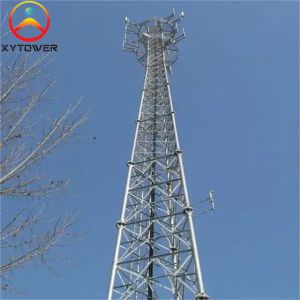 Customized Design 3 Legged Steel Lattice 5G Wifi Telecommunication Tubular