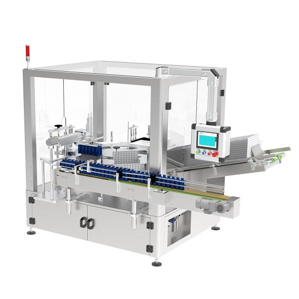 Buy Multi Bottle Cartoning Machine With Servo-driven Clamps And Dual-row Diversion For Efficient Packaging Of Various Bottle Types at wholesale prices