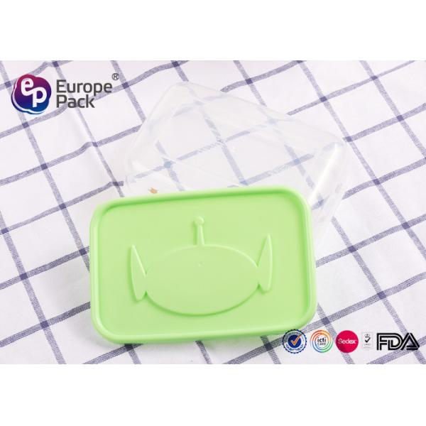 Buy Safe Kids Plastic Lunch Box Eco Friendly Transparent Plastic Crisper at wholesale prices