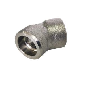 F304 45 Degree Elbow DN8 SCH160 Socket Pipe Fitting