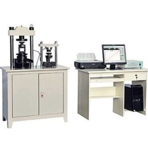 Microcomputer automatic bending compression testing machine