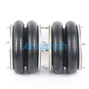 Industrial Air Spring Parker 9109041 Double Convoluted Flange Air Suspension