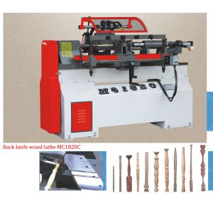 China MC1820C Back knife semi-automatic wood lathe machine on sale