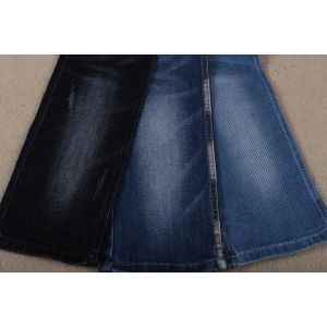 67% Cotton 28% Polyester 3% Rayon 2% Spandex Stretch Slub Denim Fabric For Men Jeans
