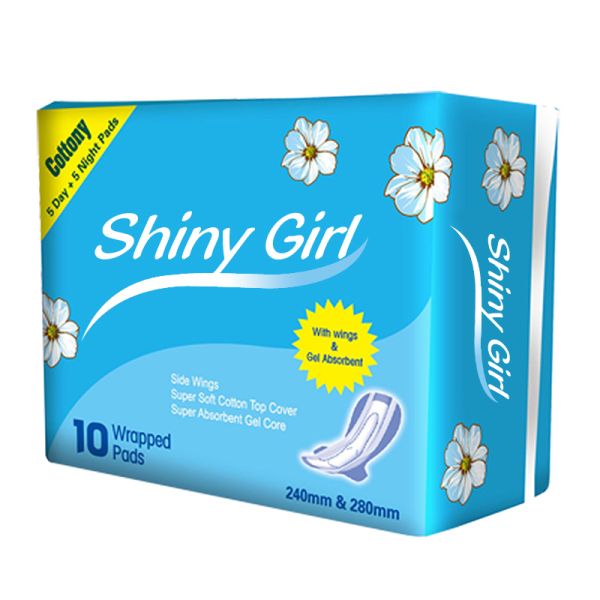 290mm Night Use Disposable Sanitary Pads Sanitary Napkin