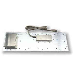 Stainless Steel Mechanical Industrial PC Keyboard With Trackball Maintenance