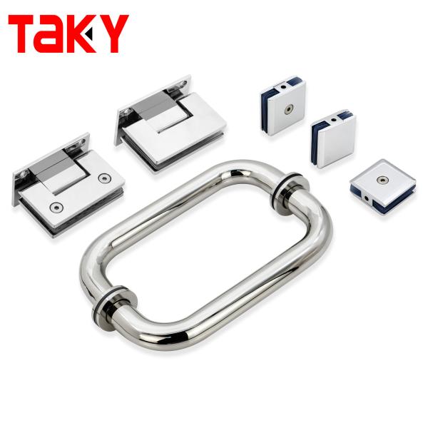 90 Degree Double Shower Hinge Door Window Hinges for Long Life Frameless Glass Door
