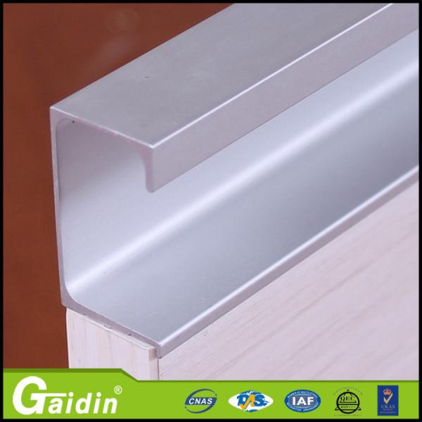 Buy Customized 6063 T5 aluminium extrusion profile for kitchen cabinet at wholesale prices