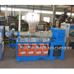 Horizontal Cold Feed Rubber Extruder Machine