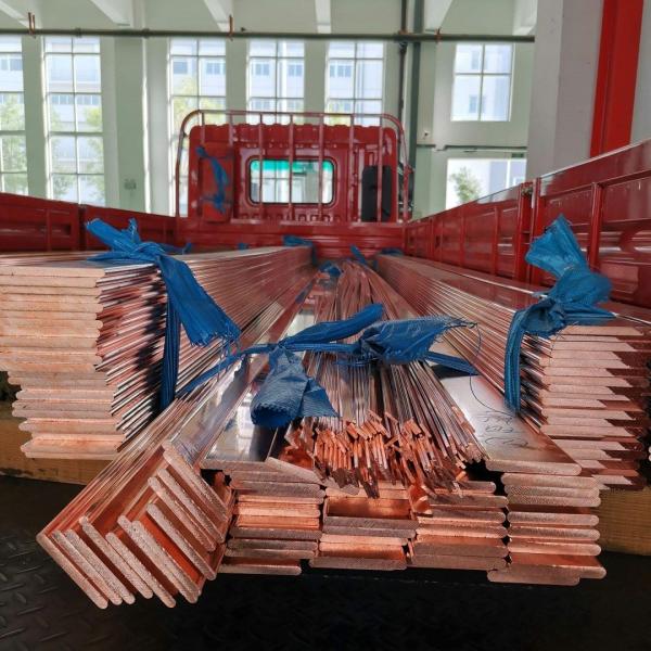 CU-ETP Copper Flat Bar ASTM Standard C11000 Flat Copper Plate with EN 10204-3.1 Certificated