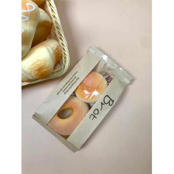 Buy Eco Friendly Custom Printed Bread Baguette Bags Recycled Plastic/Paper Laminated 10 Colors at wholesale prices
