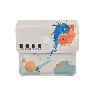 Quality PVC And Foil Cigarette Portable Pocket Ashtray Custom Printed for sale