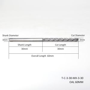 Locksimiths Rotary Burs Tool for Drilling Brass Hard Locks Lock Opener Burrs for