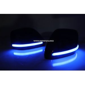 Nissan Patrol Flowing LED Side RearView Mirror Black Cover Replacement Turn