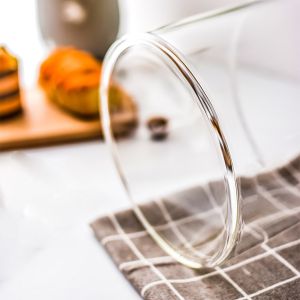 Double Ears 3L Clear High Borosilicate Glass Soup Pot